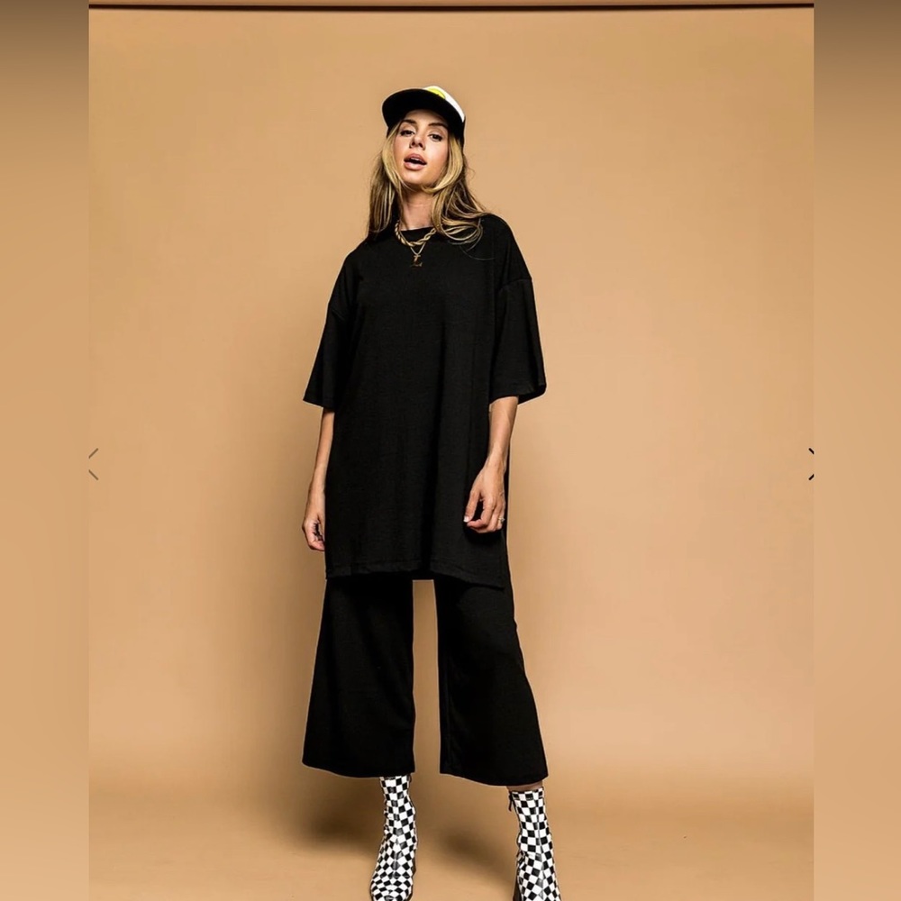 Dressed in LALA Black Playsuit